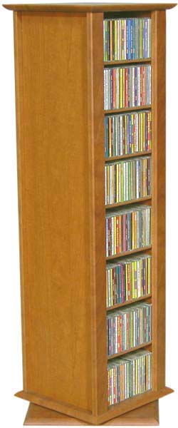 416 CD 216 DVD 2 Sided Spinning Storage Tower Rack NEW  